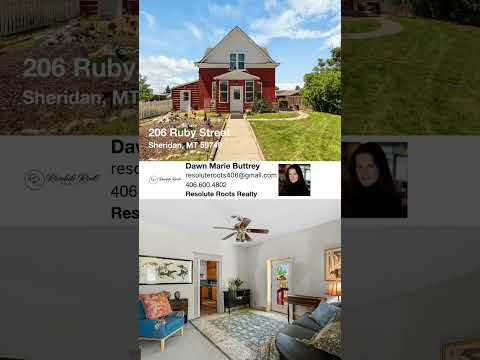206 Ruby Street, Sheridan, MT home video tour
