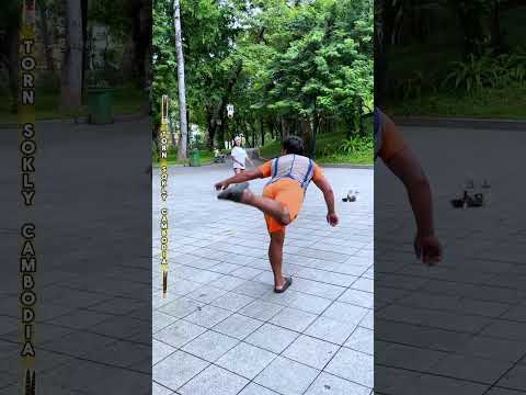 TALENTED SUPER KICK 🌟 Beautiful Girl Mastering the Game || Torn Sokly Shuttlecock