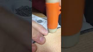 Installing Paua shell purfling