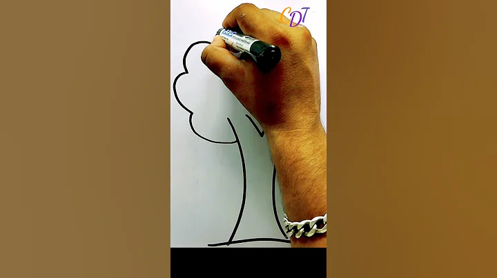 Simple Tree Drawing - Draw for Kids | #Kids #Drawing #Tree #Short #Viral #sketch #art