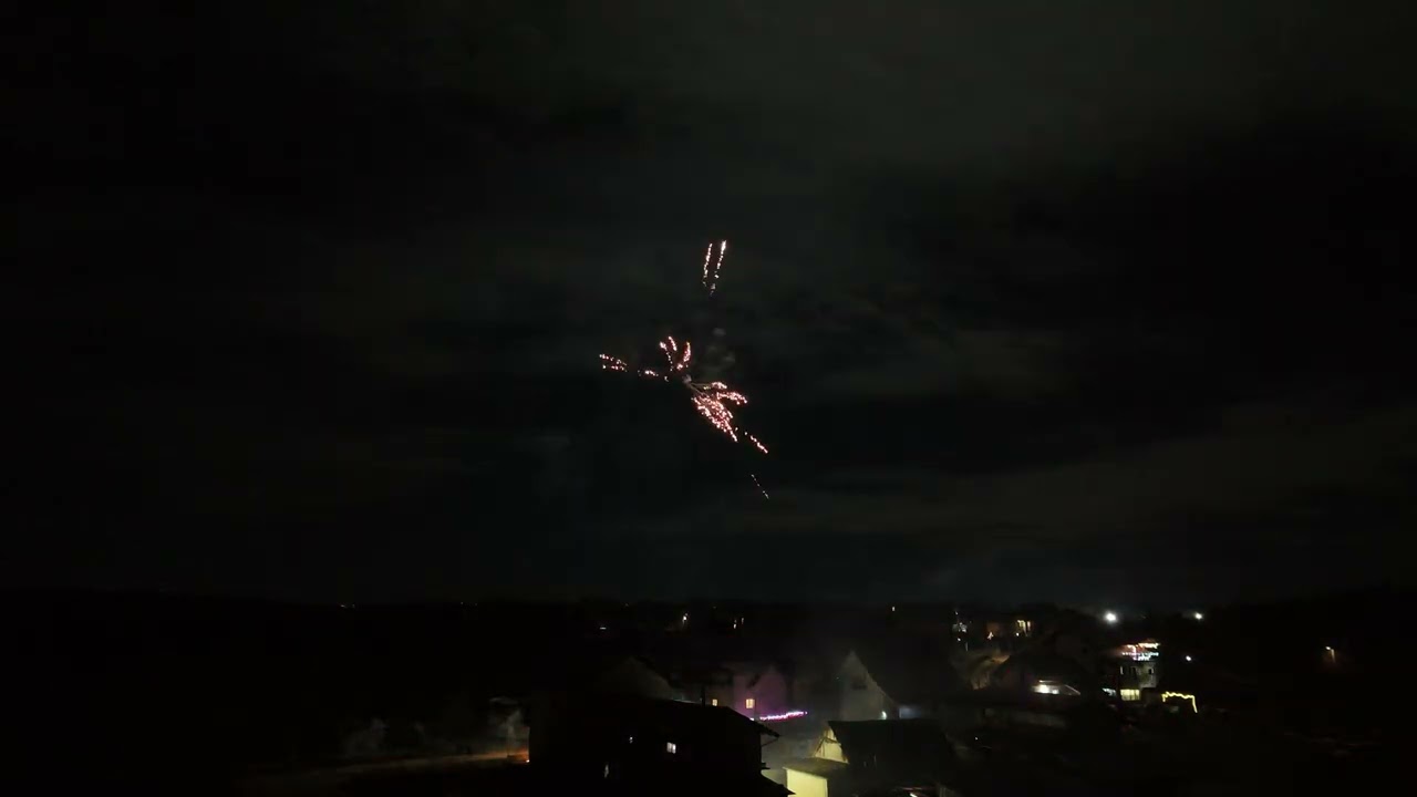 Vatromet u Šiljakovini 1.1.2026.