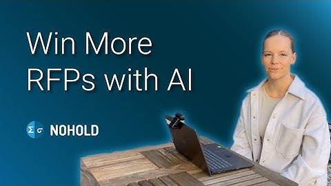 Win More RFPs with AI