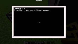 how to use the secret movie on computer craft mod