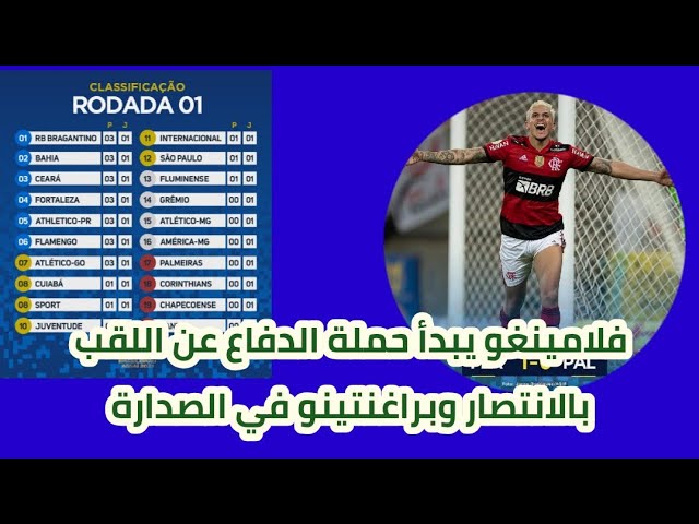 2021 ترتيب الدوري البرازيلي جدول ترتيب