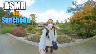 ASMR Let's walk in a huge park and attend a Korean Traditional Performance in Suncheon, South Korea!