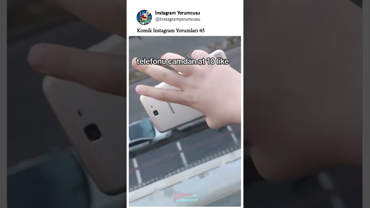 Komik instagram yorumları 45 