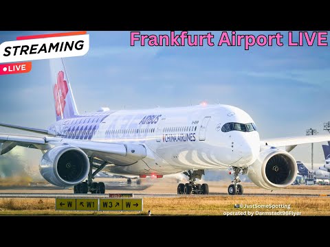 🥳✈️ SPECIAL LIVERY's & Closed RWY 07C  | Frankfurt Airport Live #frankfurtairport #d98flyer