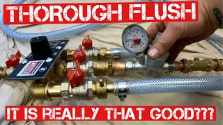 MAINS FLUSHING A HEATING SYSTEM with THOROUGHFLUSH Kit | HOW TO | & Nerrad Tap Kit result.