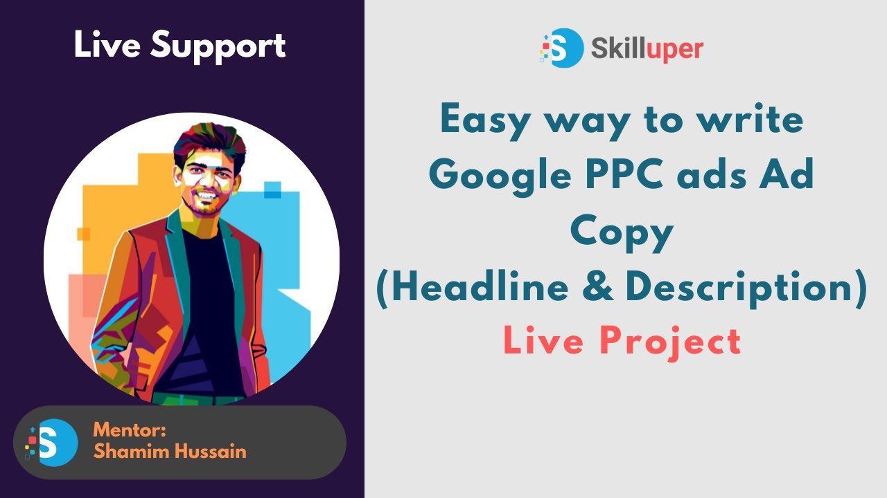Live Support - Easy way to write Google PPC ads Ad Copy (Headline & Description)