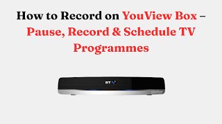 How to Record on YouView Box – Pause, Record & Schedule TV Programmes screenshot 4