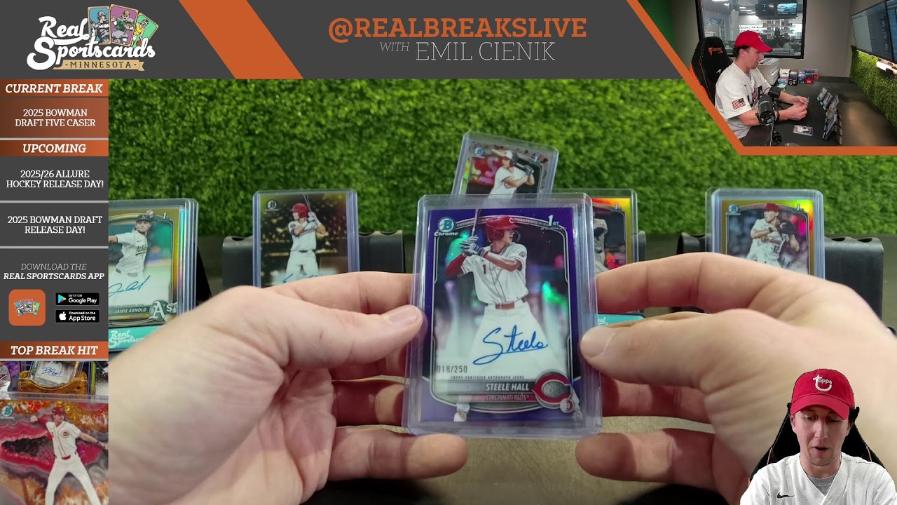 2025 Bowman Draft #1-5 Five Case Pick Your Player (1/14/26)