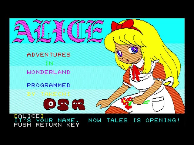 ALICE [ADV](PC88) ALL CLEAR - YouTube