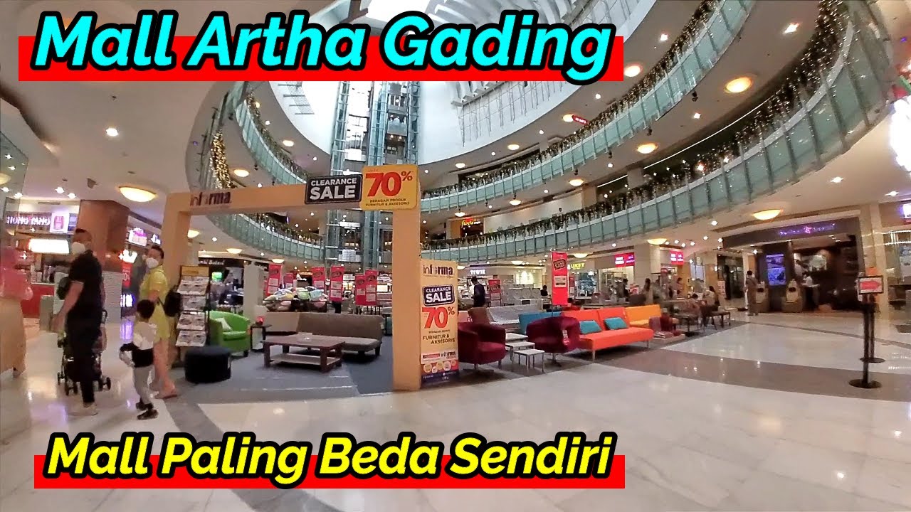 Walking Tour Mall Artha Gading, Kelapa Gading, Jakarta Utara YouTube