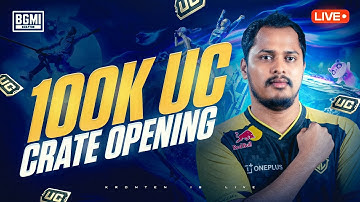 1,00,000 UC Live Crate Opening Lets go | Kronten is Back