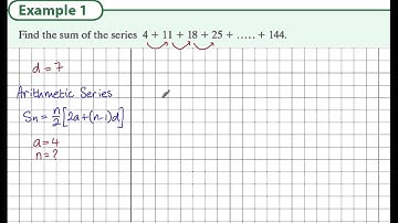 Arithmetic Series (Example 1)