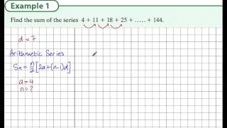 Arithmetic Series (Example 1)