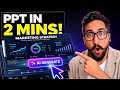 Create Stunning PPTs in 2 Minutes with AI (NotebookLM)
