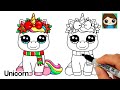 How to Draw a Unicorn for Christmas How to Draw a Unicorn for Christmas