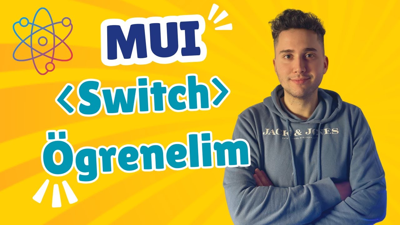 React - Material UI Switch nedir? Dikkat edilmesi gerekenler! - YouTube