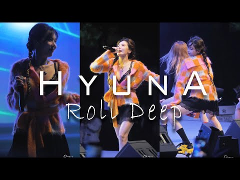 191025 현아 HyunA ' Roll Deep 잘나가서 그래' @평택 국제대학교 4K 60P 직캠