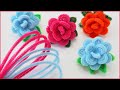 Rose in 5 minutes rose of chenille stems flower ring