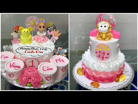 Trang trí bánh kem Búp bê cho bé gái - Decorating doll cake for girls - DieuLinh Cake | Foci