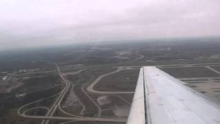 Mcdonnell Douglas Dc-9 Takeoff From Detroit On Delta Airlines