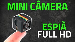 Mini Câmera Espiã Full HD SQ11 1080P - REVIEW COMPLETO