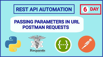 Day 6 PASSING PARAMETERS IN URL POSTMAN REQUESTS PYTHON API AUTOMATION #tutorial #apitesting #python