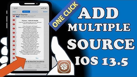 How to Add Multiple Sources/Repos in Cydia IN One CLICK ios 13.5