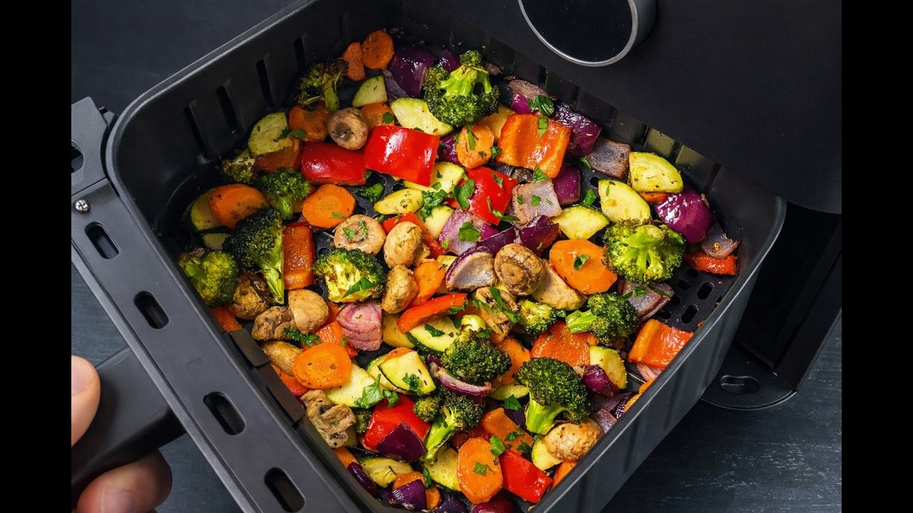 I Put Frozen Veggies in the Air Fryer and Didn’t Expect This Result! 😱