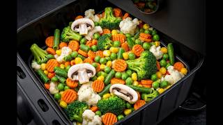 I Put Frozen Veggies In The Air Fryer And Didnt Expect This Result 