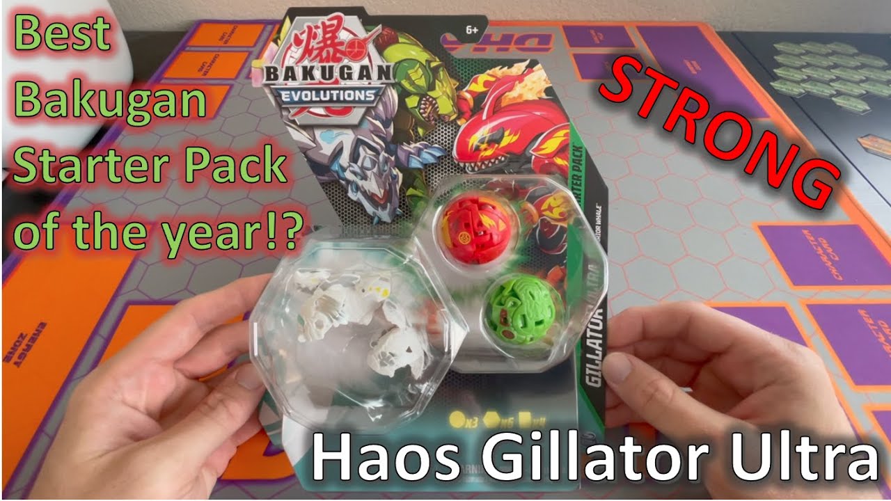 Bakugan Evoltuions Haos Gillator Ultra Starter Pack - Best Pack of the Year!?