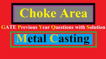 Choke Area GATE Previous Year Question with Solution