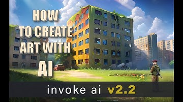 How to Paint with AI (Stable Diffusion) - Invoke AI - Abandoned City