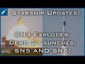 SpaceX Starship Updates! Starship SN4 Explodes, SpaceX/NASA Demo 2 Launch, SN5 & SN6! TheSpaceXShow