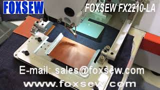 Automatic Jeans Leather Label Pattern Sewer