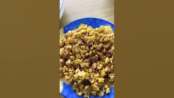 مفركة كوسة و بطاطا 