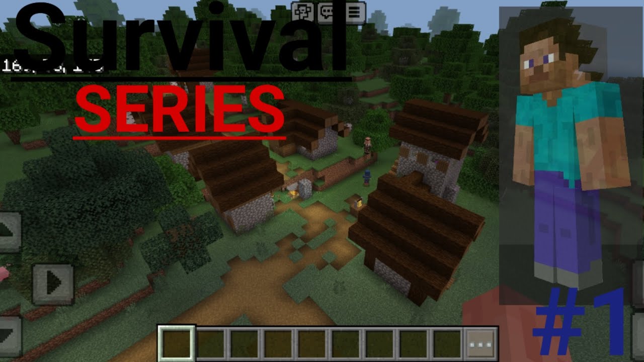 I Start my first survival series of Minecraft #1 #minecraft 😎😎 - YouTube