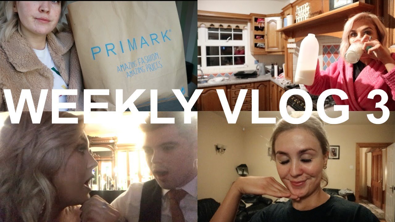WEEKLY VLOG THREE | PRIMARK HAUL & GALA | Hannah Ferguson