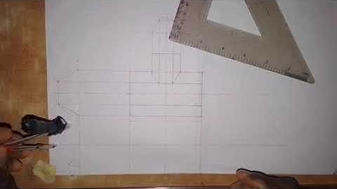 Plan of Two Intersecting Hexagonal Prisms