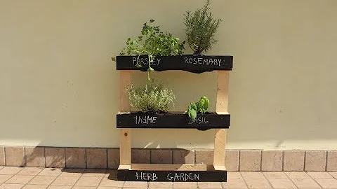 How To Build A Pallet Herb Garden