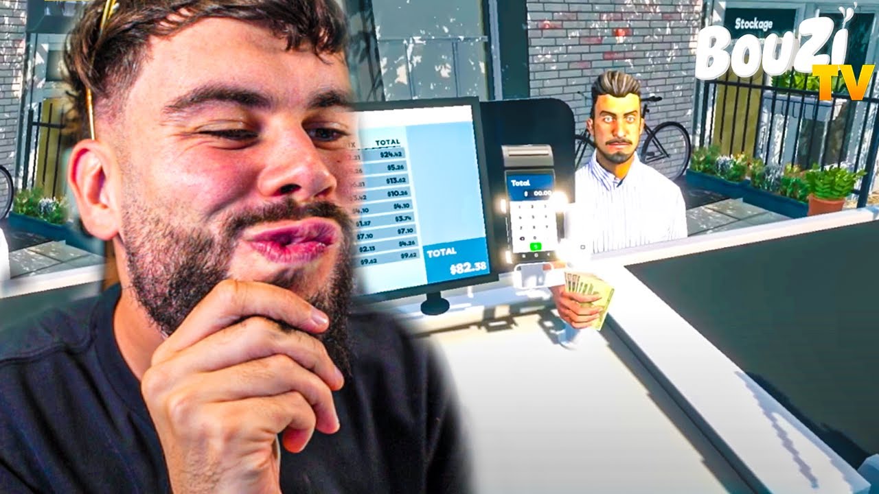 JE METS UNE CAISSE A L'EXTERIEUR DU MAGASIN ! (Supermarket Simulator