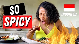 American First Time Trying Spicy Indonesian Food
