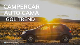 Como hacer un CAMPERCAR | AUTO CAMA para 2 personas |  Ideas para un GOL TREND 5 puertas