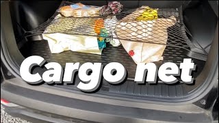 How to use a Hyundai Kia trunk cargo net