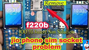 Jio phone sim not working||jio phone insert sim solution|jio phone sim socket replaces kaise kare||