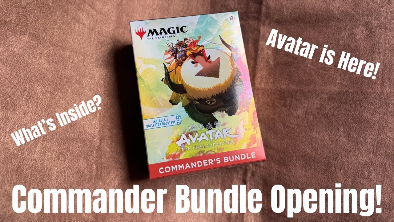 MTG Avatar Commander Bundle Opening! The New Best Magic Set! - YouTube