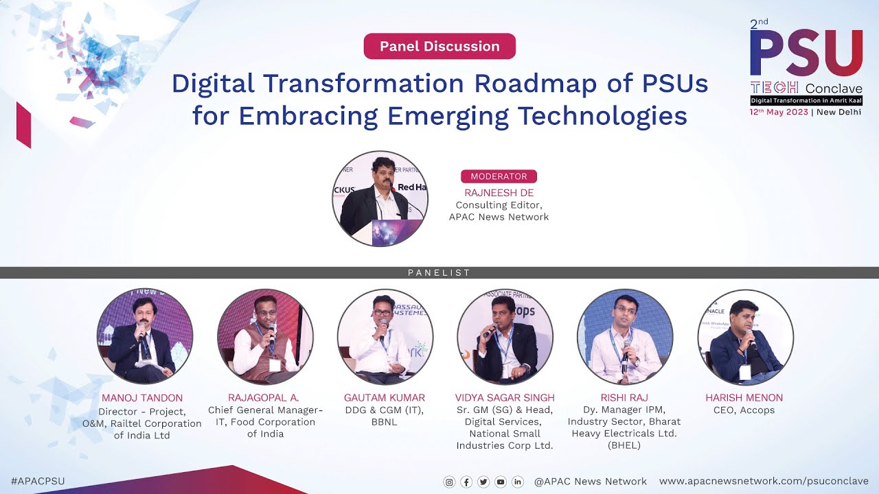 APAC2nd PSU Tech ConclaveDigital transformation roadmap of PSUs for