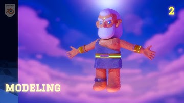 MODELING Zeus Stylized Character - PART 2 [MODELING & SCULPTING]